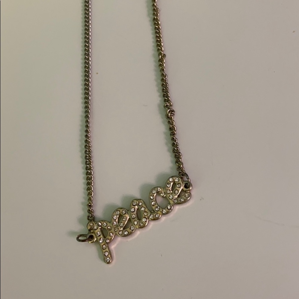 peace necklace!